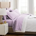 thumbnail image 3 of Neutral Solid Color Brushed Microfiber Deep Pocket Sheet Set, 3 of 9