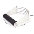 thumbnail image 2 of Simple Craft Pastry Cutter For Baking - Stainless Steel Pastry Blender Tool With Comfortable Grip Handle - Heavy Duty Dough Cutters & Dough Blender Fo, 2 of 5