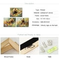 thumbnail image 2 of Furnster Cute Bear and Flower Wall Art Canvas Paintings Adorable Wildlife Nature Decor for Nursery Playroom Bedroom Home Decoration 12"x16" 3pcs, 2 of 9