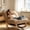 Corduroy Khaki, variant on Timbernest Rocking Chair Teddy, 27" High Backrest Modern Accent Chair, Glider Rocker for Living Room, White