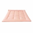 thumbnail image 1 of SLYNSHome Liquidation Protège-Matelas Format Simple Dessus Coussin Respirant Surmatelas 70x79x1.2 Pouces Housse de Matelas - Rose, 1 of 8