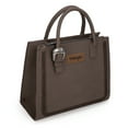 thumbnail image 5 of Wrangler Tote Bag for Women Western Cowhide Purse and Wallet Set, Coffee, 5 of 7