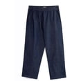 thumbnail image 2 of EOM Womans Pull On Side Pockets Full Elastic Waist Capri Length Jeans (X-Large, Indigo), 2 of 6