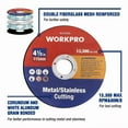 thumbnail image 5 of FABLE- 10-Packs Cut Off Wheels 4-1/2" Metal Stainless Steel Angle Grinder Cutting Discs, 5 of 5