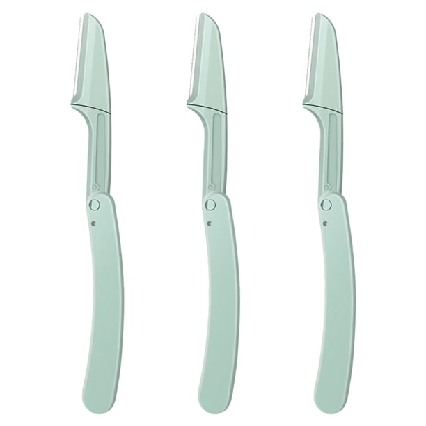Navaja recortadora de cejas plegable, maquinilla recortadora de cejas, kit de cuidado de cejas para mujeres y hombres
