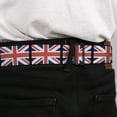 thumbnail image 4 of Buckle-Down Belt, Seatbelt Buckle Belt, United Kingdom Flags, 30 to 44 Inches, 4 of 9