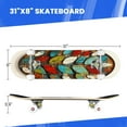 thumbnail image 3 of Complete Skateboards for Beginners,7 Layer Canadian Maple Double Kick Deck,31''Pro Cruiser 3D Mid Skate Board, 3 of 5