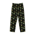 thumbnail image 2 of Vsdgher Bee Floral Print Mens Pajama Pants Sleep & Lounge Pants, PJ Bottoms With elastic waistb and Pockets, 2 of 5