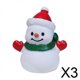 thumbnail image 1 of 3xMicro Navidad muñeco de nieve estatua Miniatura Soledad Estilo E, 1 of 10