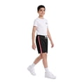 thumbnail image 3 of Actgleam Boys 3-Pack Athletic Shorts Kids Striped Active Running Shorts with Elastic Waist,Size 6-13Y, 3 of 7