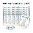 thumbnail image 2 of New Job Survival Kit 30pk 4x6 HR Onboarding Office Administration Gift New Hires Employee Welcome Package Career Office Survive Appreciation, 2 of 4
