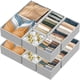 thumbnail image 1 of Organizador de cajones Simple Houseware plegable, juego de 12 unidades, color gris, 1 of 9