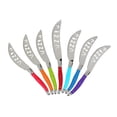 thumbnail image 2 of French Home 7 Piece Laguiole Pizza Knife Set, Rainbow Colors, 2 of 3