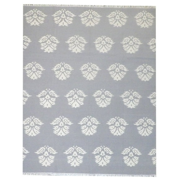 Wahi Rugs Hand Knotted Coastal Flat-Weave Indoor Outdoor Beach 8'0"x10'0" -w1084