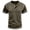 Green, variant on Men's Casual Short Sleeve T Shirt with Round Neck and 3 Button Design for Everyday Style and Comfort Mens T-Shirts Extra Large with White Crew