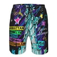 thumbnail image 3 of Vsdgher New York City Men's Beach Shorts, Surfing shorts, Swim trunks, Quick Dry Swim Trunks for Surfing Beach Fun -3X-Large, 3 of 6