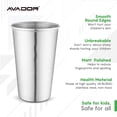 thumbnail image 3 of AVADOR Toddler Set of 5 Tumbler 16 oz 18/8 Stainless Steel Products for Kids Dining | Camping | Outdoor BPA Free Dishwasher Safe, 3 of 3