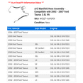 thumbnail image 2 of A/C Manifold Hose Assembly - Compatible with 2002 - 2007 Ford Taurus 3.0L V6 2003 2004 2005 2006, 2 of 2