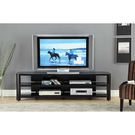 Innovex Oxford Black TV Stand for TVs up to 75&quot; - www.bagsaleusa.com