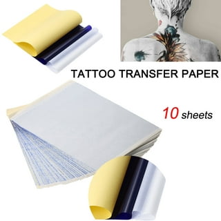NLAGER 1 Pack Tattoo Transfer Paper A4 Size Multi-use Professional Body Art  Tattooing Tool Thermal Copying Reusable Tattoo Stencil 