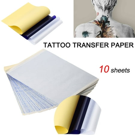 10x Tattoo Transfer Paper Stencil Carbon Thermal Tracing Hectograph