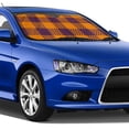 thumbnail image 5 of Kdxio Fall Buffalo Plaid Print Windshield Sun Shade,UV Rays and Sun Heat Protection,Sunshade for Car Windshield,Car Shade Front Windshield - Small, 5 of 6