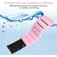 thumbnail image 2 of Wrist Ankle Weights for Women, Adjustable Ankle Weights Strength Training Silicone Bracelets Workout Wrist Ankle Weights for Men Women Yoga Running Dance Ankle Arm Leg Weights (2lb) (Pink), 2 of 7