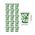 thumbnail image 3 of TanSiDing 48pcs St. Patrick's Day Party Supplies Disposable Tableware Set - Shamrock Themed Plates Cups Napkins for Irish Holiday Celebration, Festive Green Decor, Dinnerware Essentials, 3 of 6