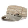 thumbnail image 4 of CSChome Chapeau de Soleil Chapeau de Plage Bord Plat Large Maille Complète Décontracté Boucle Réglable Chapeau de Protection Solaire Respirant Activités Extérieures Maille, 4 of 6