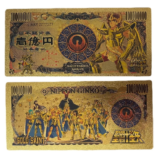 Billete Conmemorativo Anime Saint Seiya Aioros de Sagitario