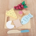 thumbnail image 4 of PENGXIANG Wooden Pretend Play Food Kitchen Toys Classic Cutting Cooking Set Kids HousePlay Educational Imitation Game Toys for Girls Boys, 4 of 7