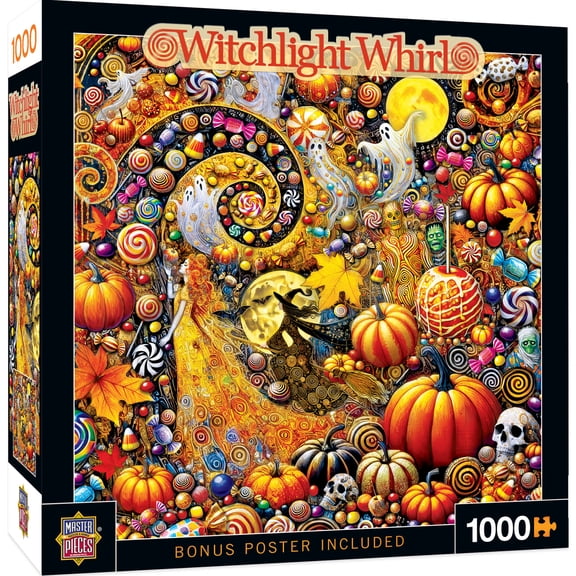 MasterPieces 1000 Piece Halloween Jigsaw Puzzle - Witchlight Whirl