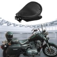 thumbnail image 2 of Unique Bargains 1 Set 3 Inch Motorcycle Rivet Solo Seat with Spring Base Mounting for Harley Davidson Sportster XLH883 1986-2003 Black, 2 of 7