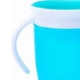 thumbnail image 2 of Vaso de entrenamiento de silicona para bebé, capacidad de 240 ml, sellado de 360 grados, asas dobles, para viajes en casa, color azul, 2 of 12