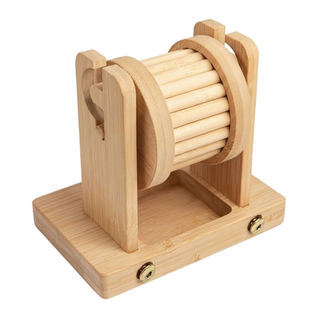 lanema Handcrafts Wood Rotating Wheel Pet Enrichment Toy With Treats Feeder Design for Hamster Small Entertainment