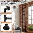 thumbnail image 6 of golytefs Heavy-duty Metal Ladder Wall Mounted Ladder Space-saving for Caravans Dormitory, 6 of 9