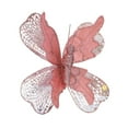 thumbnail image 4 of Adorno colgante para árbol con mariposas artificiales, suministros para manualidades y fotografía. Rosa, 4 of 9