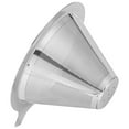 thumbnail image 4 of 1Pcs Coffee Filter Cone Shaped Silver Stainless Steel Filtration Reusable for Home Bar, 4 of 8