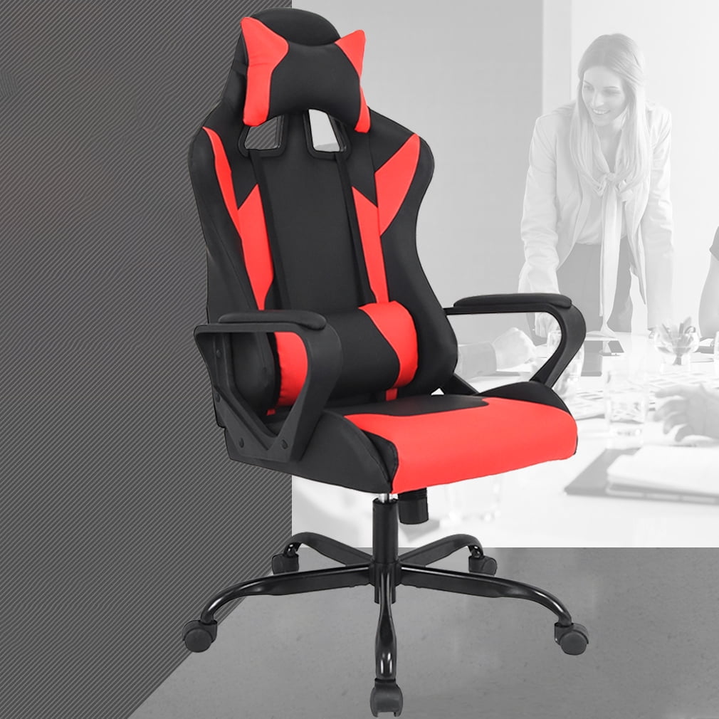Blue Office Chair High Back Computer Racing Gaming Chair Ergonomic Chair RC1 