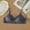 Blue, variant on HOMBOM Soft Cup Bras for Womens Unlined Soft Bralette Brassiere Wireless Beige Spaghetti Straps No Underwire Bras 38C
