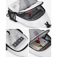 thumbnail image 4 of WATERFLY Unisex Hiking Travel Nylon Sling Bag Cross-Body Shoulder Chest Bag,White, 4 of 7