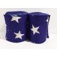 thumbnail image 4 of Paquete de 2 rollos de listón de yute estampado con estrellas AAYU, 5 cm x 4.5 m, azul marino, 4 of 6