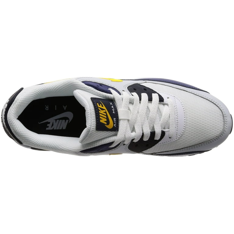 herder Voorman Perceptie Nike AJ1285-101: Air Max 90 Essential Mens White/Blue/Platinum/Yellow  Sneakers - Walmart.com