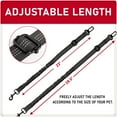 thumbnail image 4 of Simple Adjustable Pet Seat Belt, Black, Material - Nylon, Harness Type - Direct to Seatbelt Swivel Tether., 4 of 10