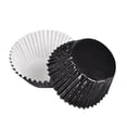 thumbnail image 5 of unbranded 100Ud De Papel Para Pasteles Negros Para Hornear Cupcakes Y Snacks, 5 of 5