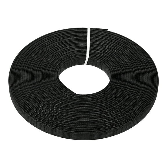Uxcell 10mm x 15 Yards Boning for Sewing, 1 Roll Polyester High-Density Boning, Black