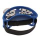 thumbnail image 4 of 1 par de percusión de pandereta de cascabeles de acero doble para niños Azul Yuyangstore Pie Pandereta, 4 of 8