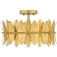 thumbnail image 6 of LIZ1716GFL Quoizel Lighting Liza - 3 Light Semi-Flush Mount In Modern Style-9.5 Inches Tall and 16 Inches Wide, 6 of 7