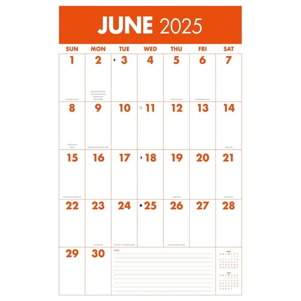 Calendrier Mural 2026 Garden Days A4 - Illustrations Judith Glover - Agenda Familial 5 Colonnes