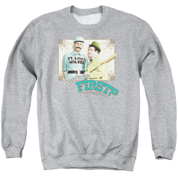 Abbott & Costello - Whos On First - Crewneck Sweatshirt - X-Large